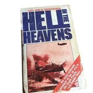 Hell in the Heavens 1961 Captain John M Foster USMCR Paperback Aviation Vintage